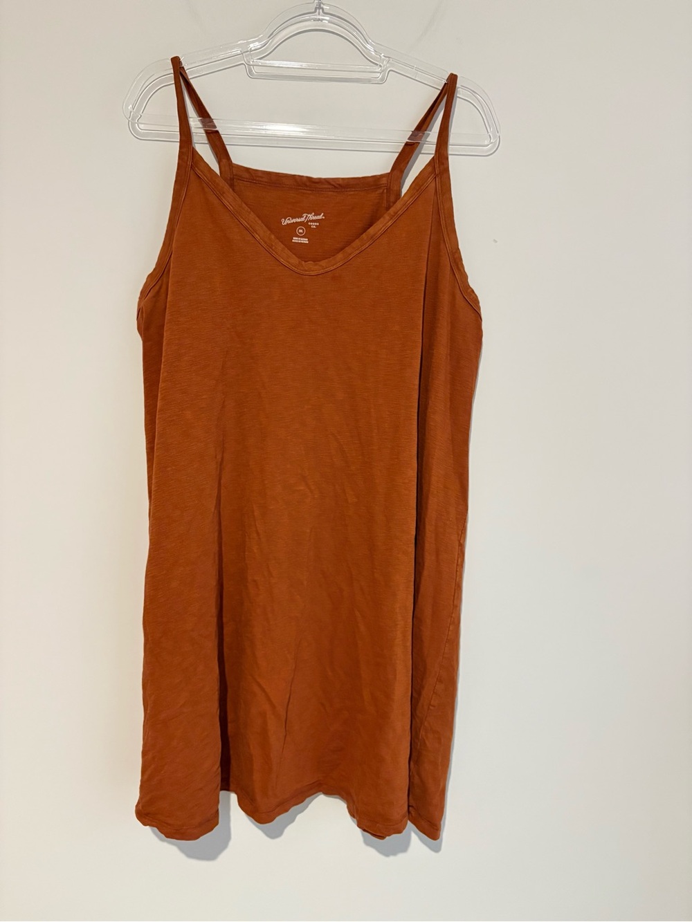 Universal Thread cotton v neck tank dress burnt orange size XXL